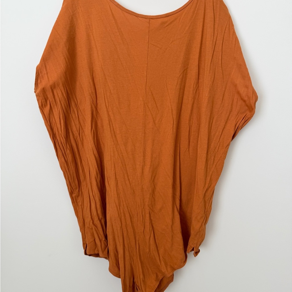 Women's Orange Romper